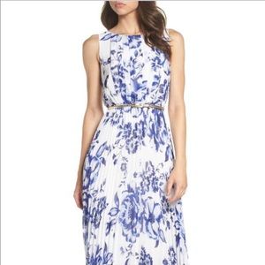 Blue and White maxi